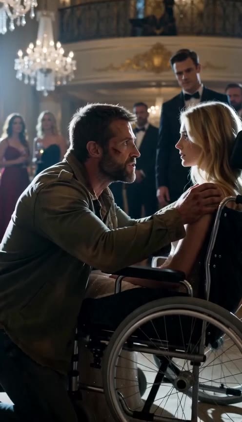 A Rugged Stranger Crashed a Wealthy Gala and Told My Paralyzed Daughter to Stand