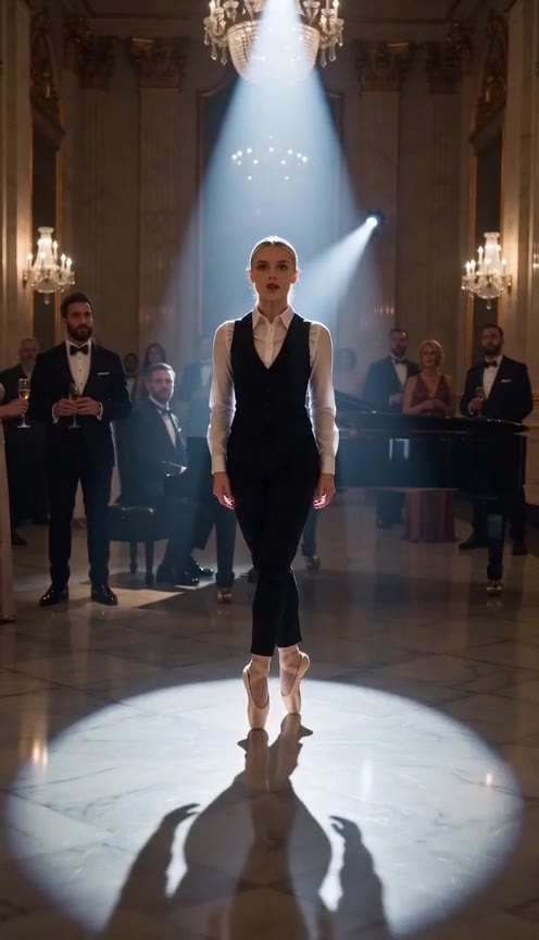 A Ruined Ballerina Served Champagne at Her Rival's Gala Until One Bold Bet Changed Everything