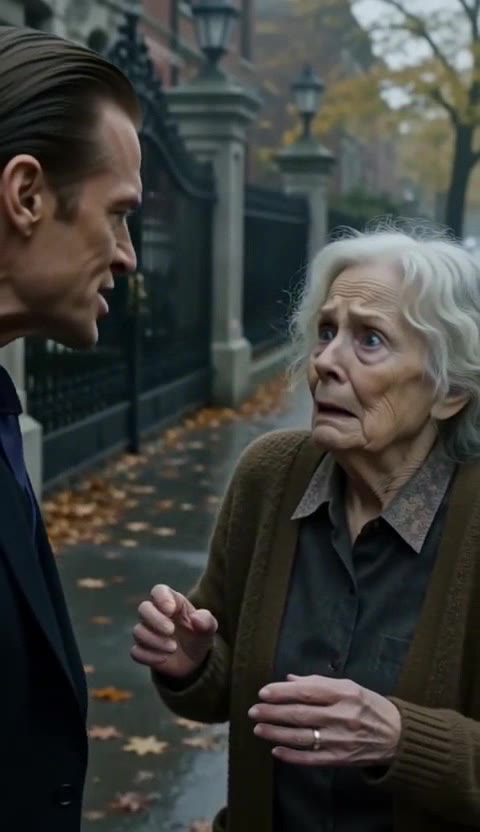 Ruthless Landlord Attacks Grandmother, But A Mysterious Biker Appears To Save Her!