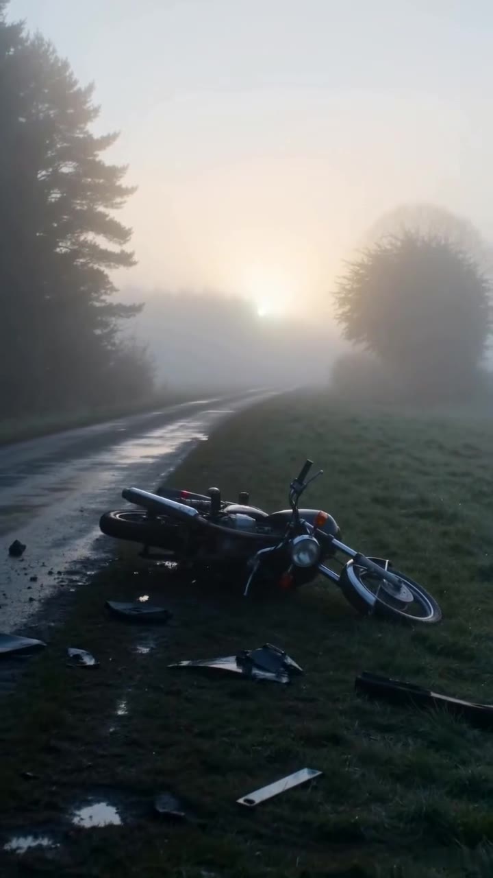 Saving a Stranded Biker on a Misty Road Revealed a Shocking Family Secret