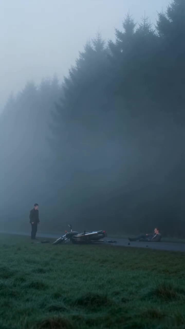 Saving a Stranded Biker on a Misty Road Revealed a Shocking Family Secret