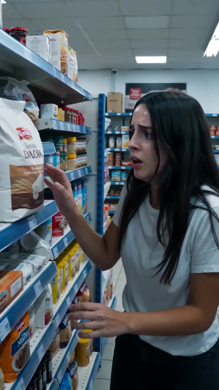 El secreto del supermercado: un rudo motero protege a una niña indefensa