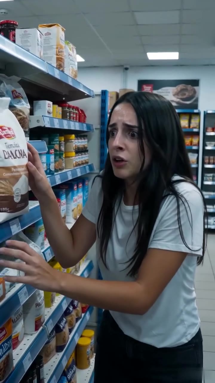 El secreto del supermercado: un rudo motero protege a una niña indefensa