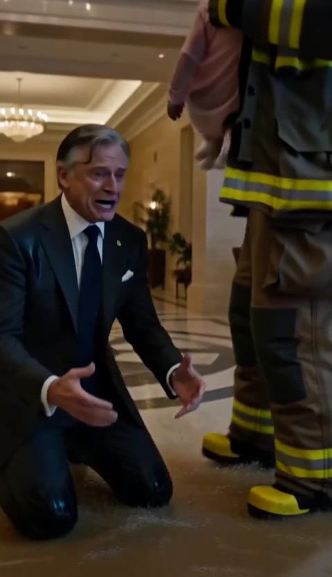 Senator's Fury Turns to Horror as Firefighter Saves Daughter From Burning Villa
