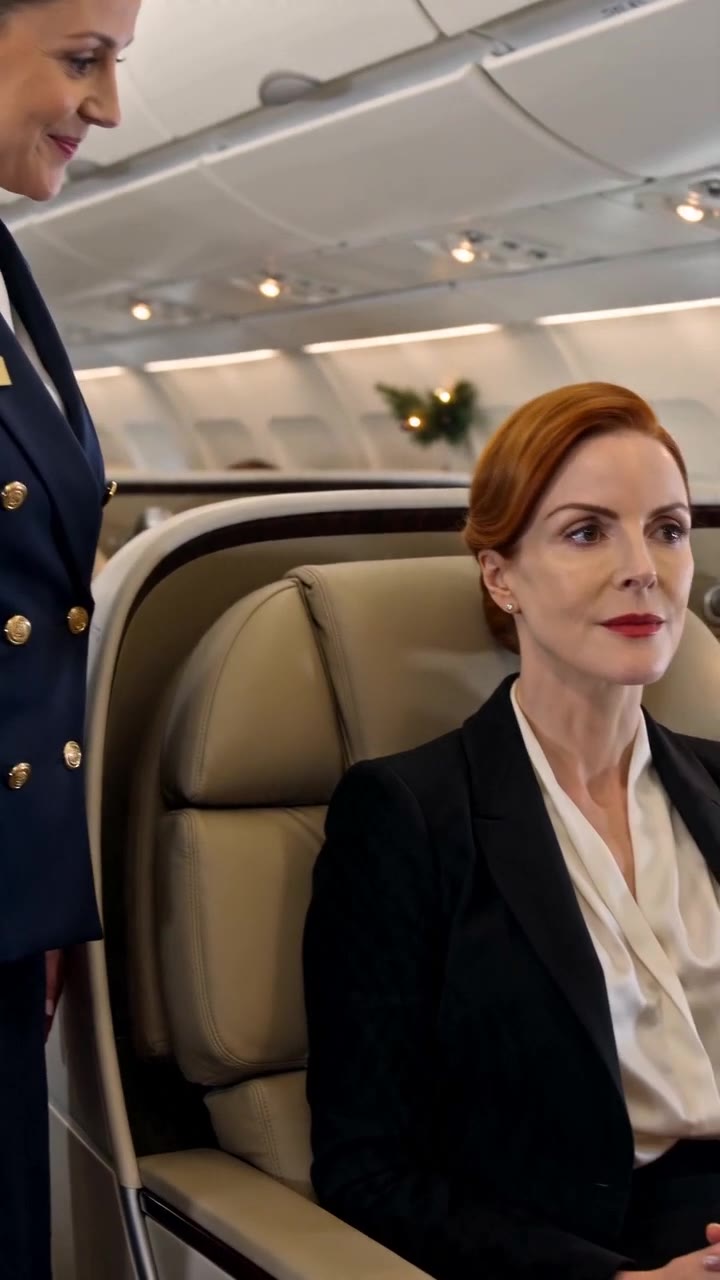 She Boarded a Luxury Flight to Forget Her Past, But the Pilot's Face Changed Everything