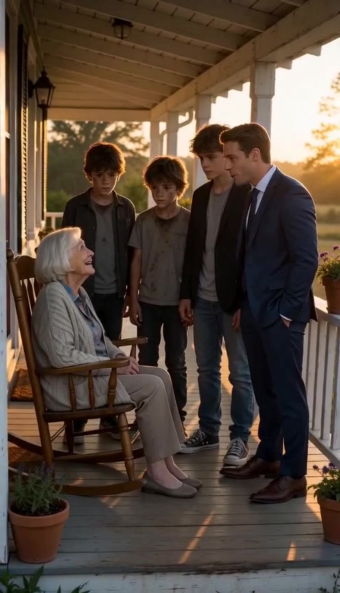 She Fed Four Homeless Boys for Free, Years Later They Return to Save Her Diner