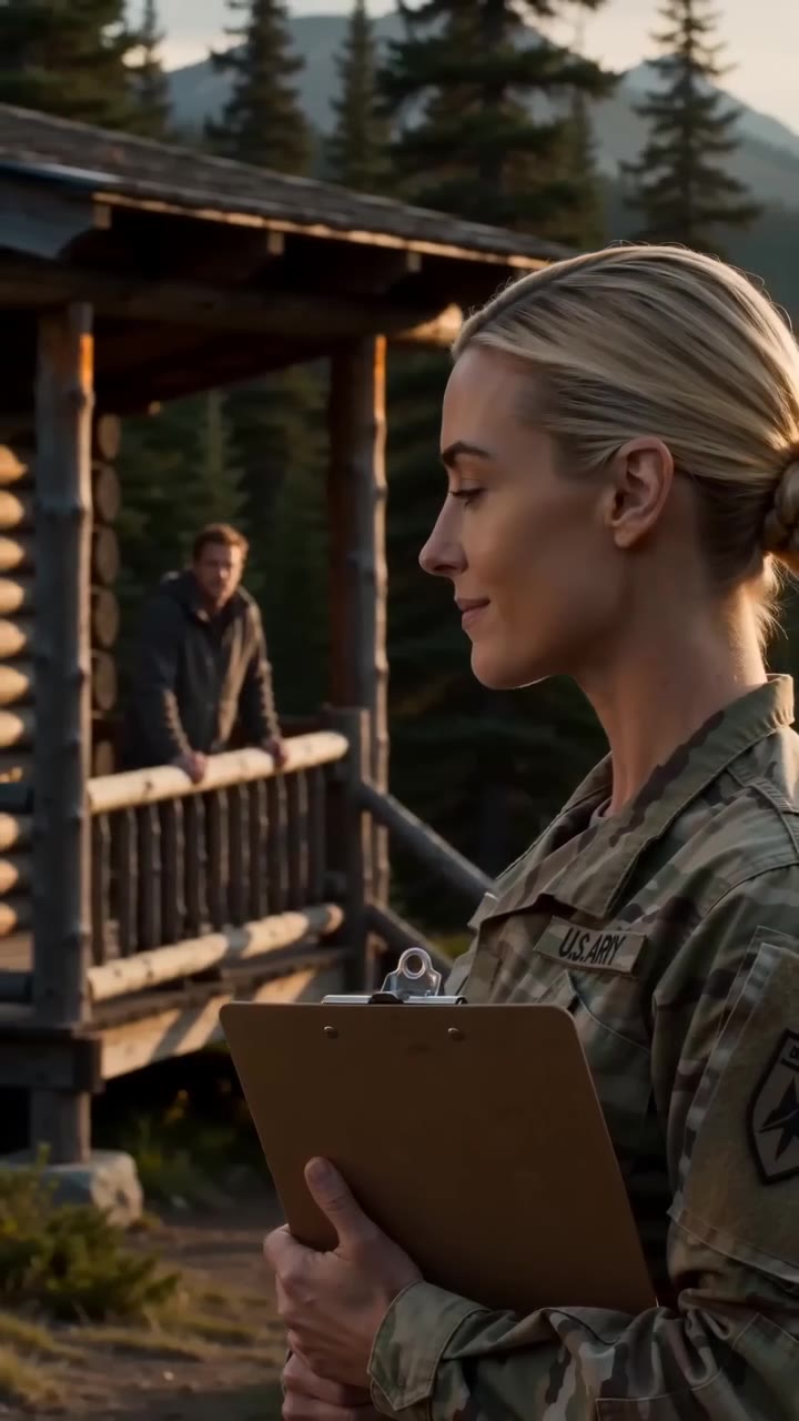 She Returned to the Mountain Cabin with a Folder That Changed Their Lives Forever