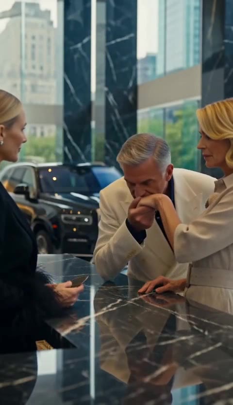She Was Mocked for Her Dress—Then the Showroom Owner Kissed Her Hand and Fired the Saleswoman