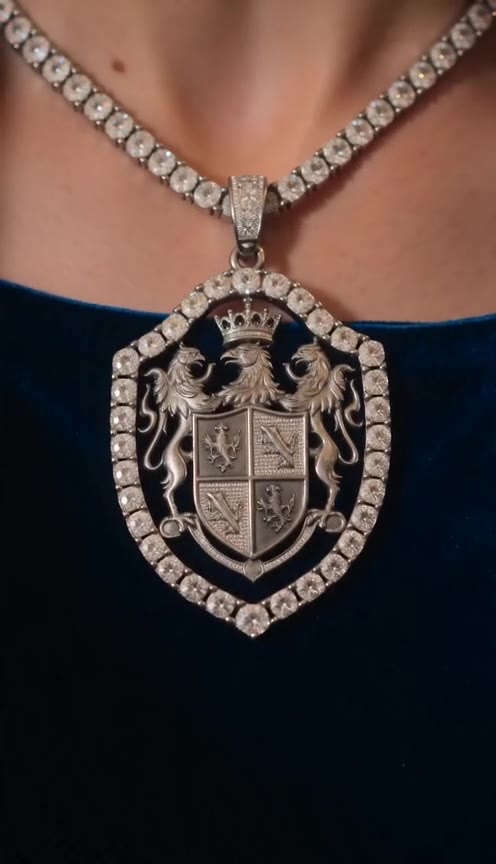 The Shield Pendant That Unlocked a Family Secret and Saved an Orphaned Girl