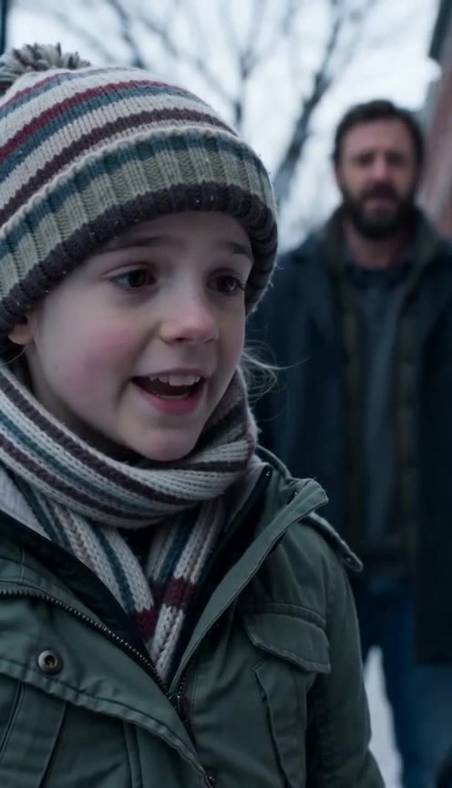 A Shivering Homeless Woman Receives Food from a Child Who Asks a Shocking Question