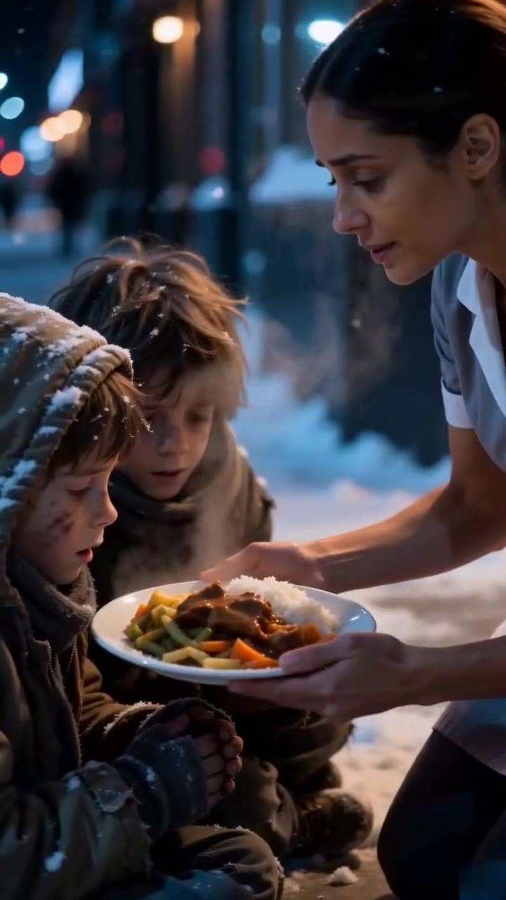 I Sneaked Hot Soup to Two Shivering Orphans—But When My Cruel Boss Tried to Throw Them Out, a Dropped Photo Changed Everything