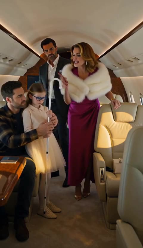 The Socialite Mocked a Blind Girl on My Jet — Then I Showed Her the One Thing She Never Expected