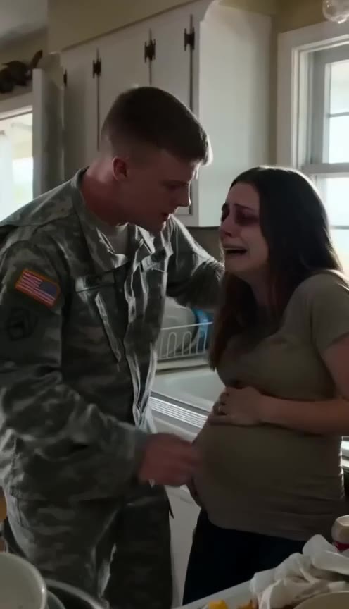 The Moment a Brave Soldier Catches His Mother Attacking His Pregnant Wife