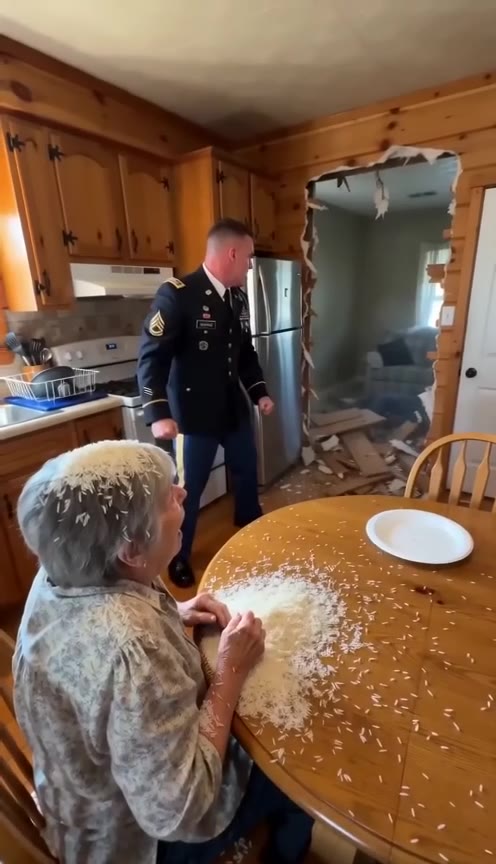 A Soldier Defends His Crying Mother After His Cruel Wife Does the Unthinkable