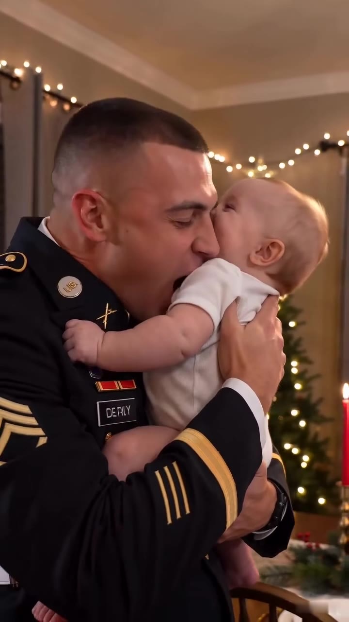 My Soldier Husband Returned to Our Baby, But a Knock Shattered Our Holiday
