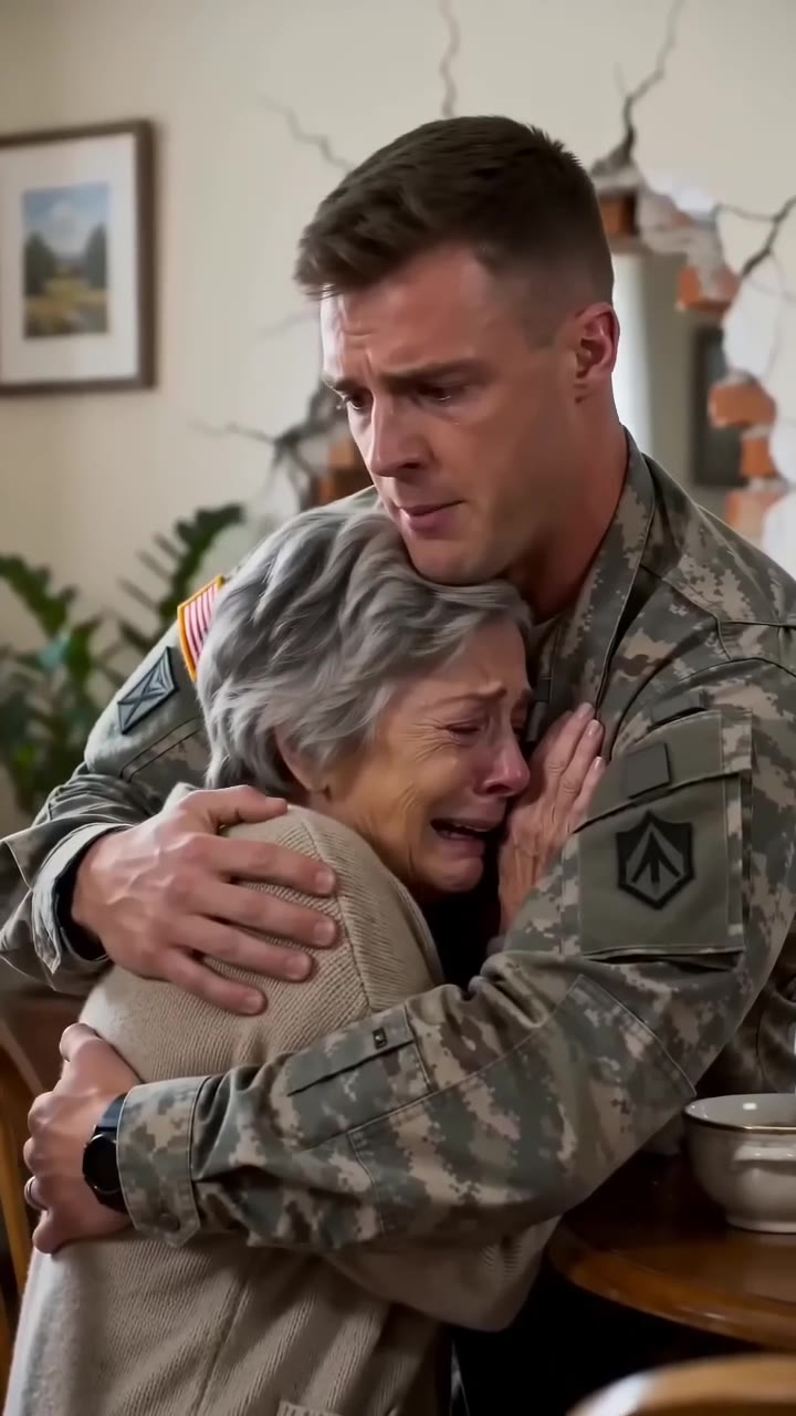 A Soldier Returns Home Early and Catches His Wife Abusing His Elderly Mother