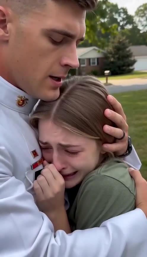 A Soldier Returns Home to Find His Disabled Wife Overturned on the Lawn