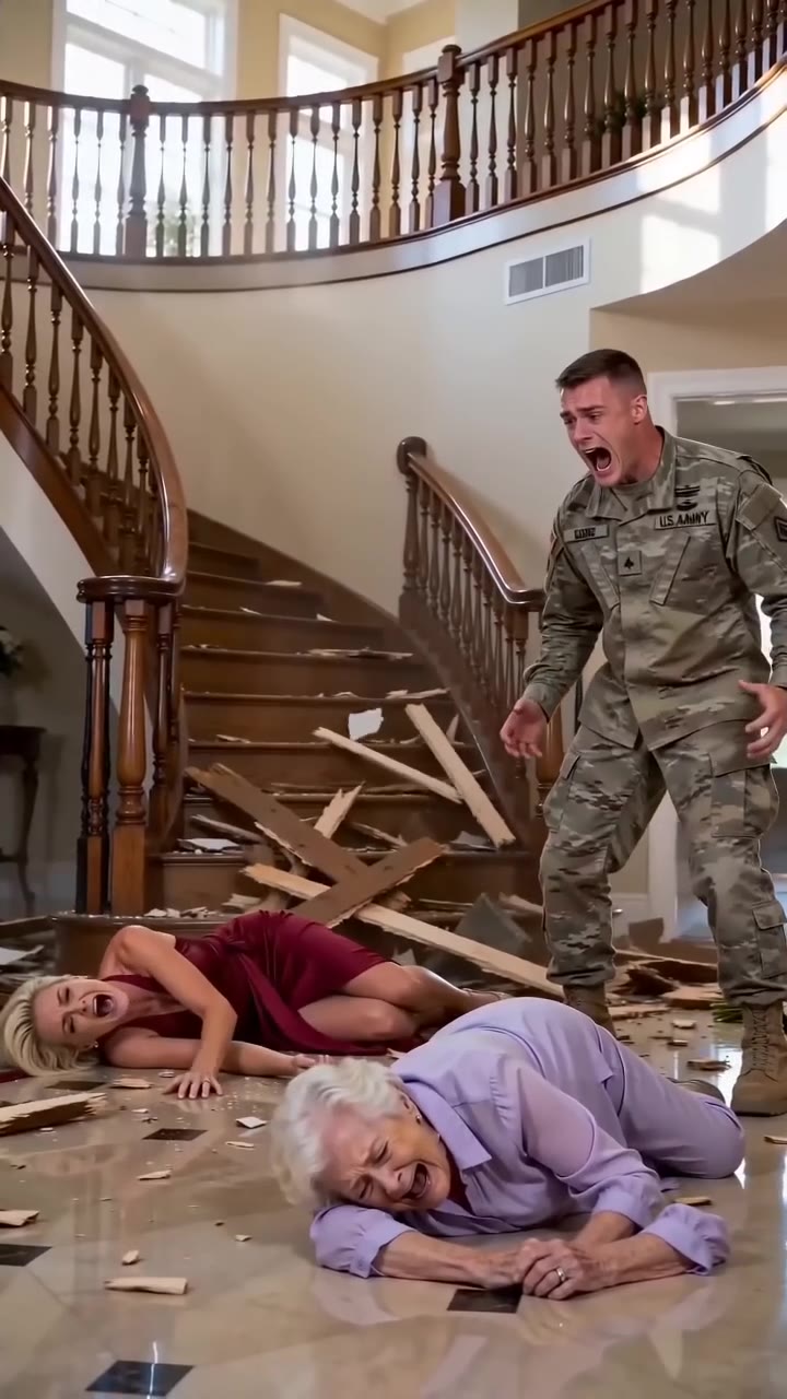 A Soldier Returns Home to Find His Fiancée Attacking His Helpless Grandmother