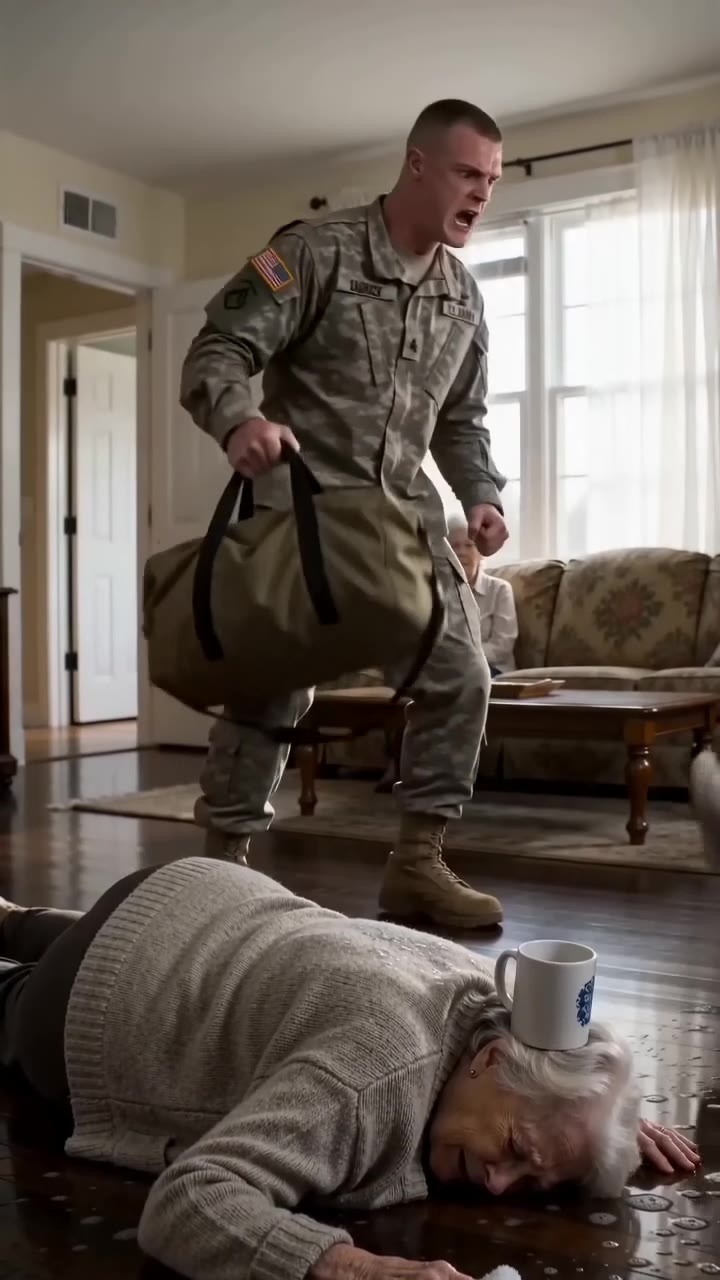 Soldier Returns Home to Find Cruel Relatives Abusing His Helpless Grandmother