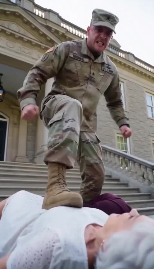 A Soldier Returns Home to Find His Greedy Sister Evicting Their Helpless Grandmother