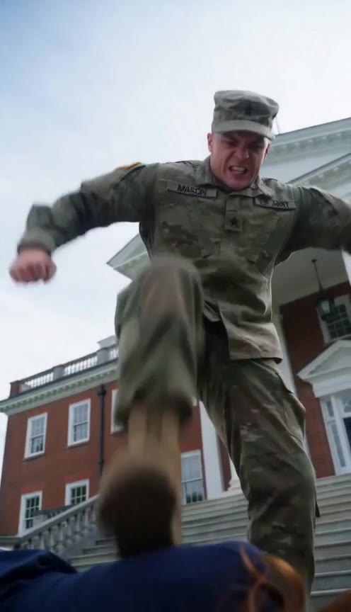 A Soldier Returns Home to Find His Cruel Sister Attacking Their Helpless Grandmother