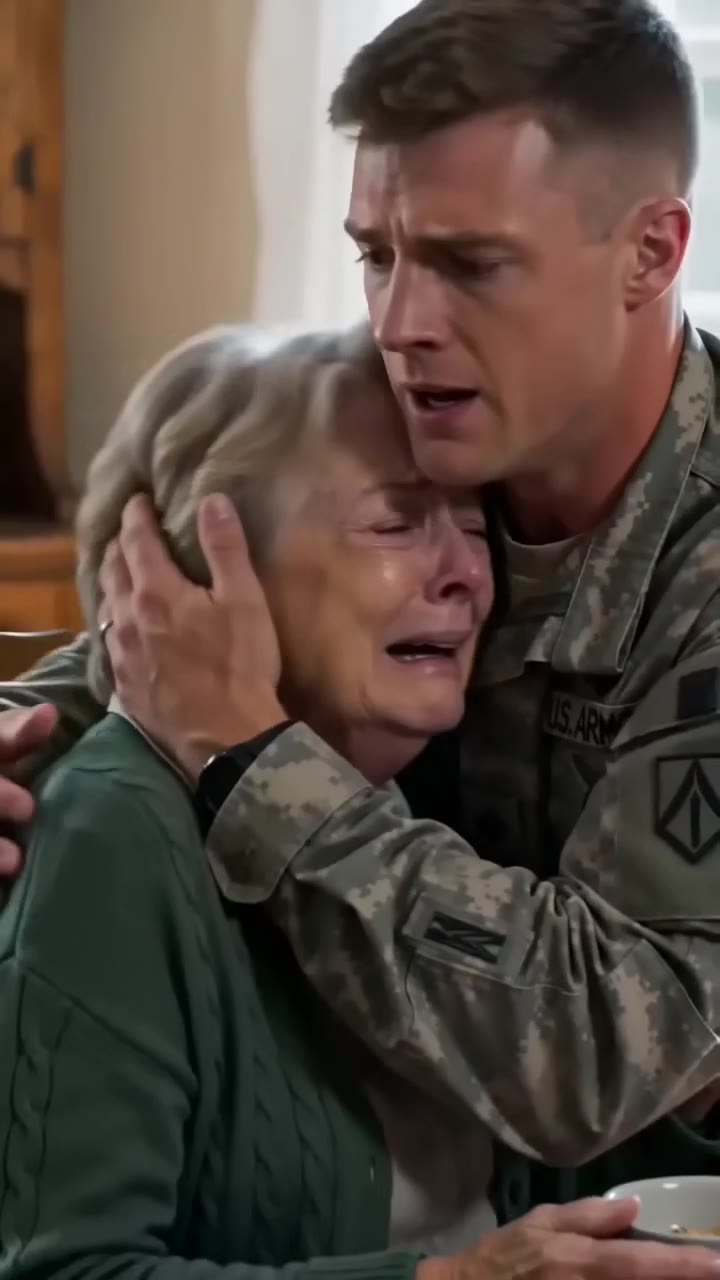A Soldier Comes Home Unexpectedly to Find His Wife Abusing His Elderly Mother