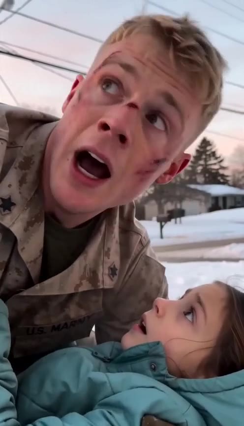 A Soldier Tackled My Daughter in the Snow—Then I Recognized His Face