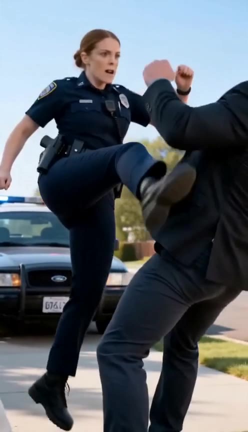 A Son Tried to Evict His Elderly Mother, but a Brave Officer Stepped In