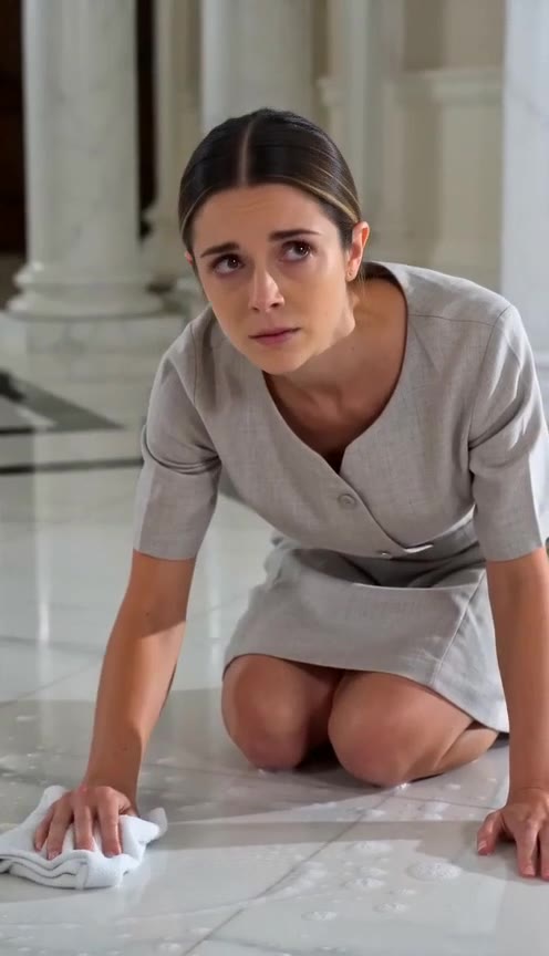 My Stepmother Forced Me to Clean the Floor, Not Knowing My Husband Owned the Mansion