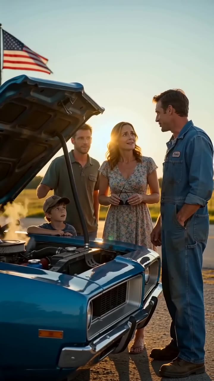 A Stranded Mother’s Broken Car Leads to a Life-Changing Discovery in a Dusty Garage