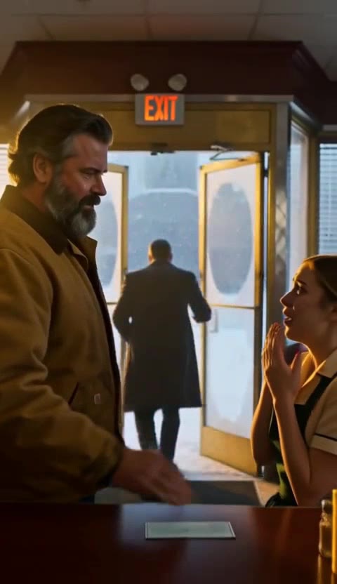 Stranded Waitress Faces Cruel Rich Man, Then a Trucker's Miracle Changes Everything