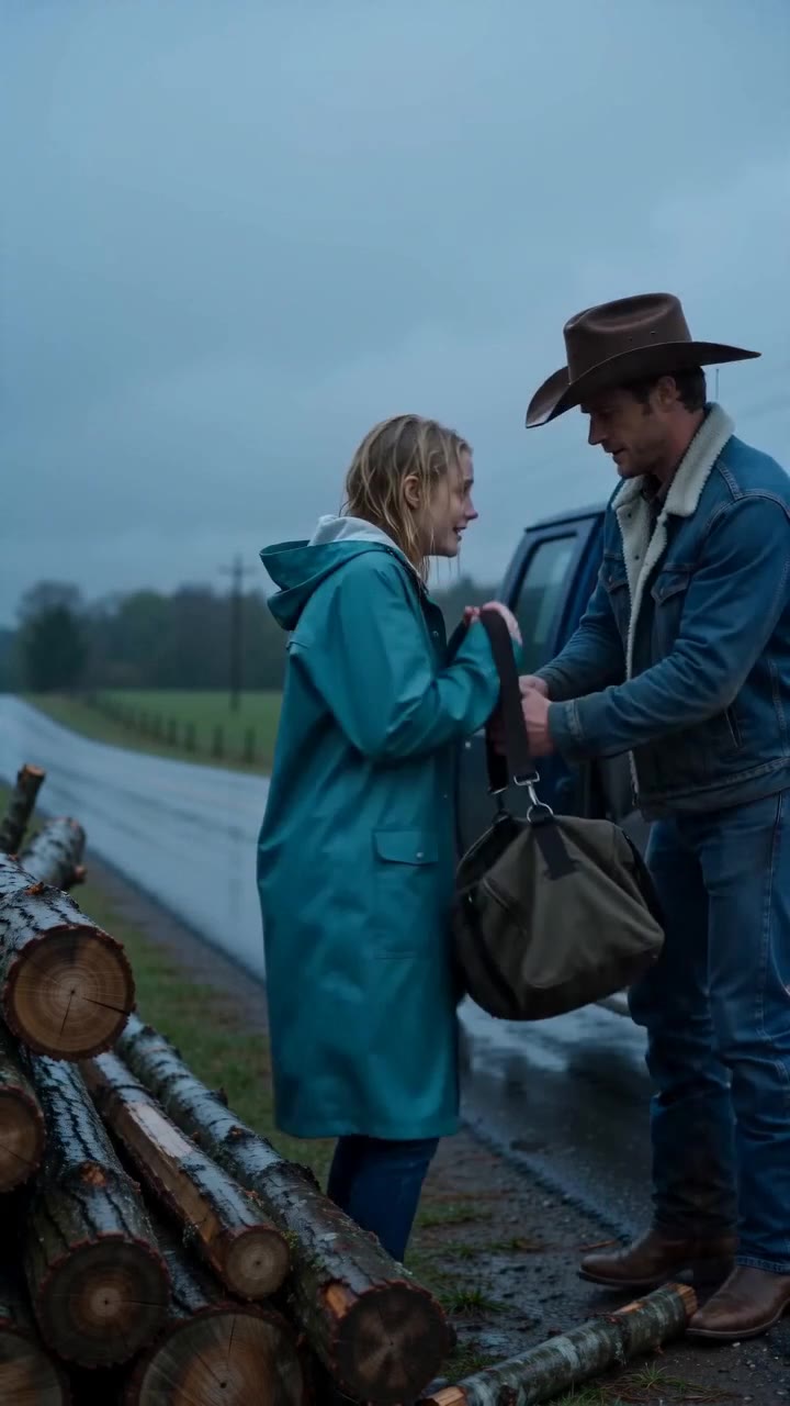 A Stranded Woman in the Rain Finds More Than a Ride in a Stranger's Truck