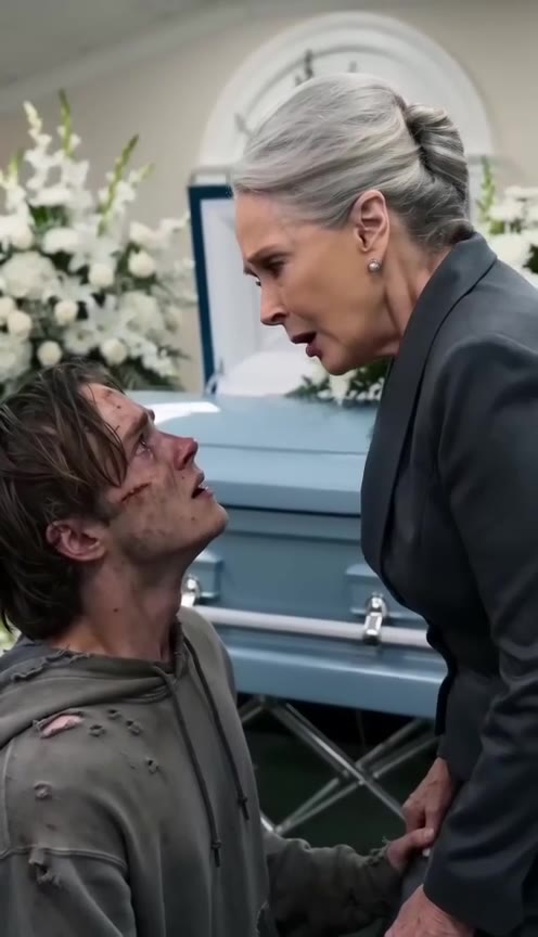 A Strange Boy Interrupted Her Husband's Funeral With a Heartbreaking Seven-Word Promise