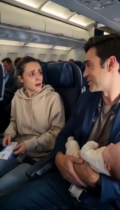 A Stranger Calmed My Crying Baby on a Flight, but His Reason Left Me in Tears