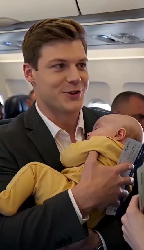 A Stranger Calmed My Crying Baby on a Flight, Then He Revealed His Heartbreaking Secret