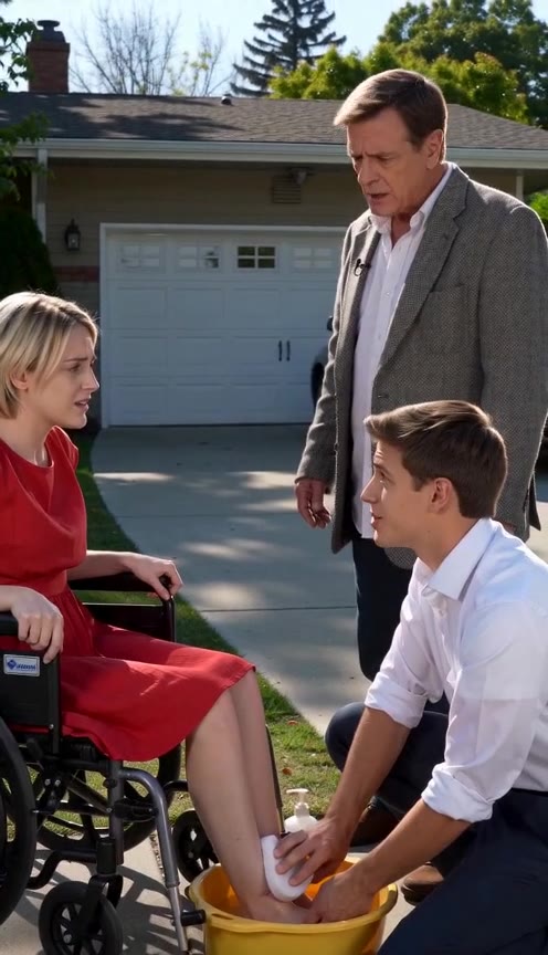 The Stranger Washing My Paralyzed Daughter's Feet Revealed a Dark Family Secret