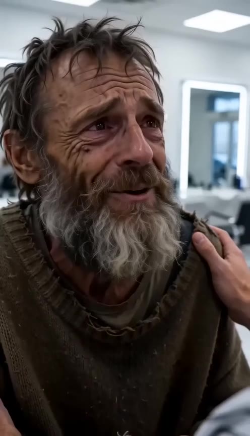 A Stylist Gave a Homeless Man a Free Haircut, Unaware of His Real Identity