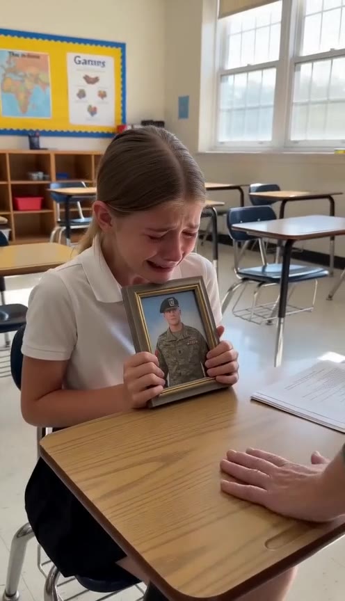 A Teacher Destroyed a Crying Girl's Photo, but a Colonel Rushed In to Deliver Justice