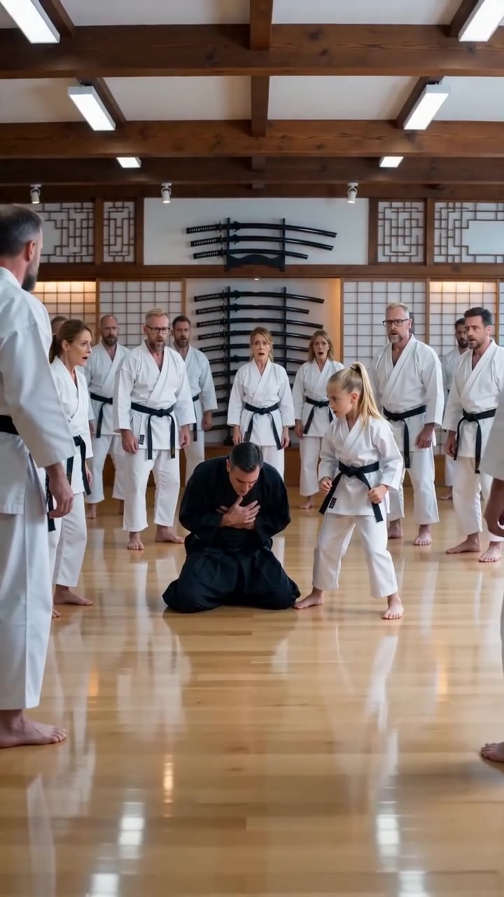 A Ten-Year-Old Girl Defends Her Mother's Honor in a Stunned Dojo