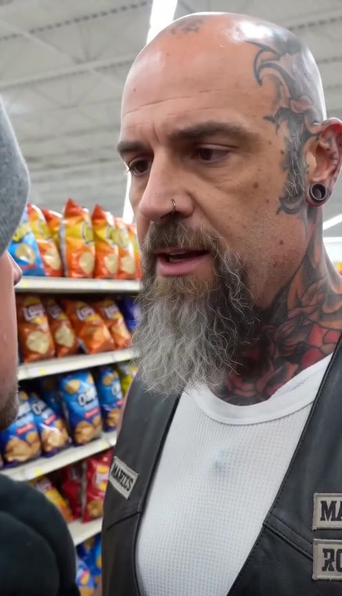 A Terrified Little Girl Clung to a Tough Biker, Begging Him for Protection