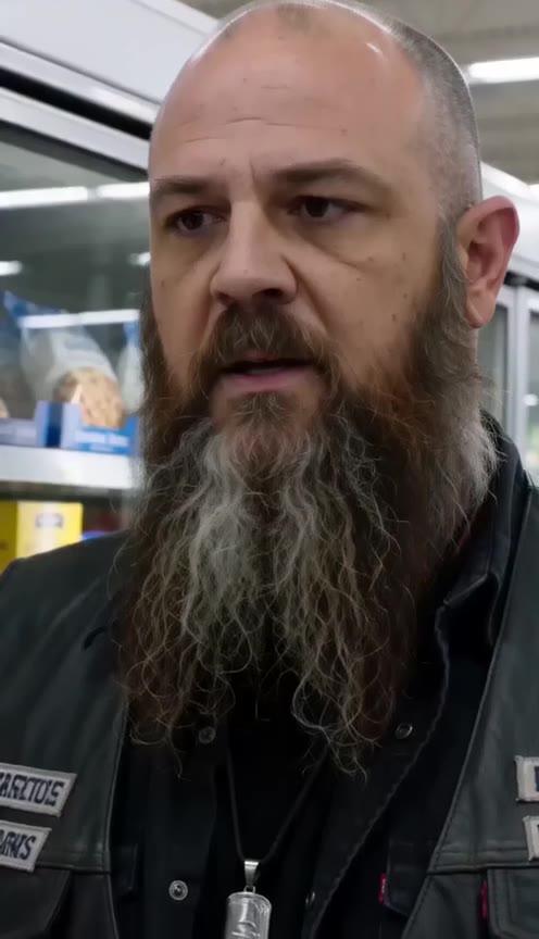 Terrified Little Girl Begs A Rough Bearded Biker To Save Her From Her Own Father