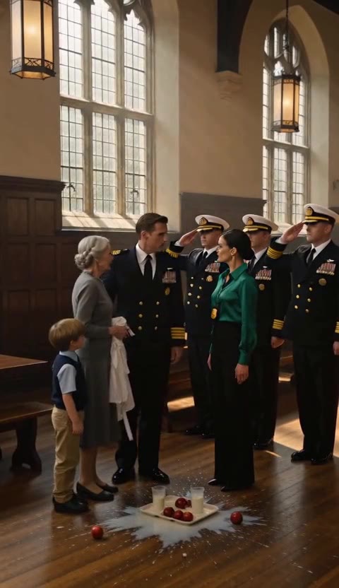 The Admiral's Mother Was the Janitor—Until He Walked In
