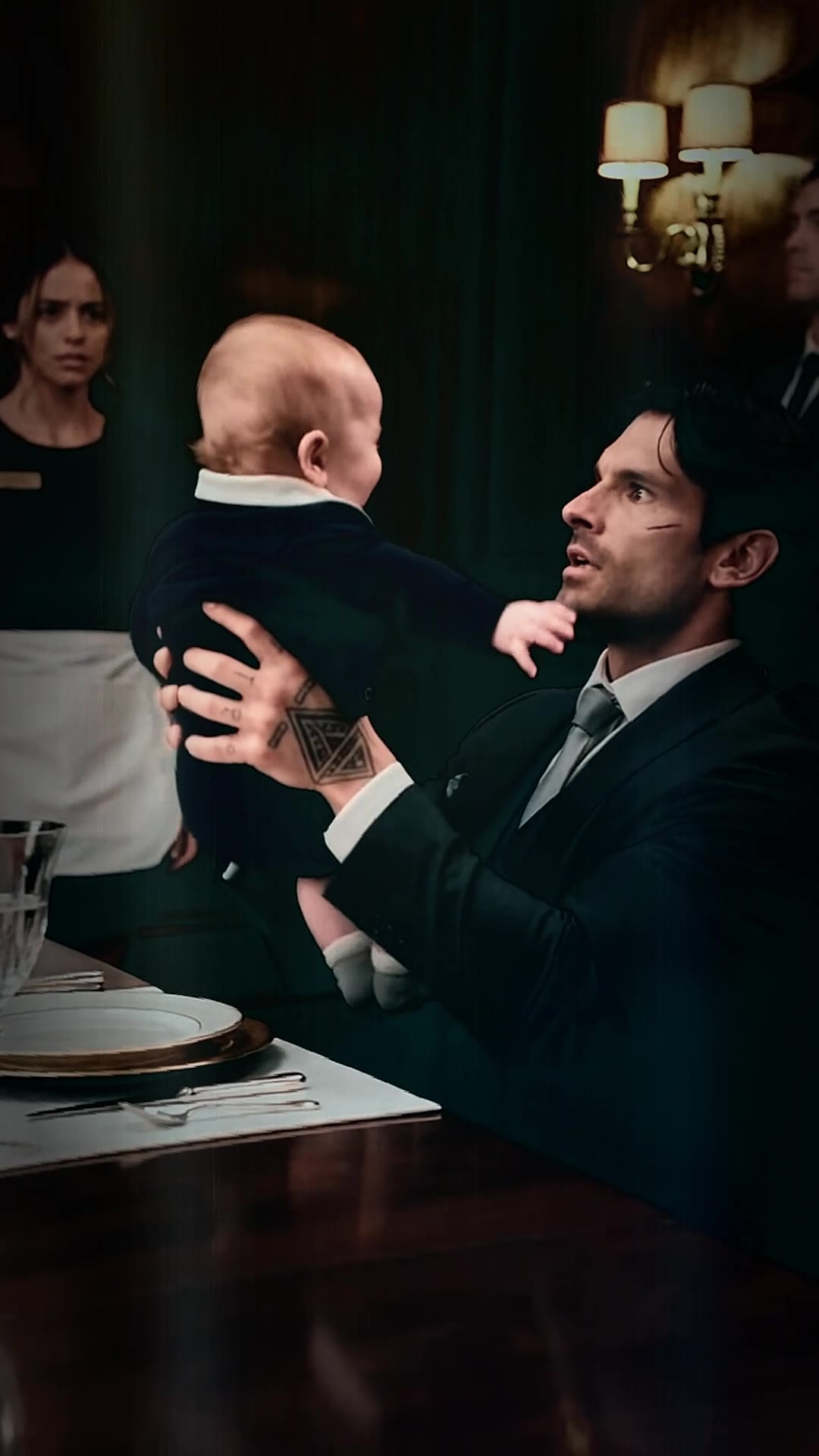 The Crying Baby Stopped When I Held Him — Then the Billionaire Saw My Name Tag