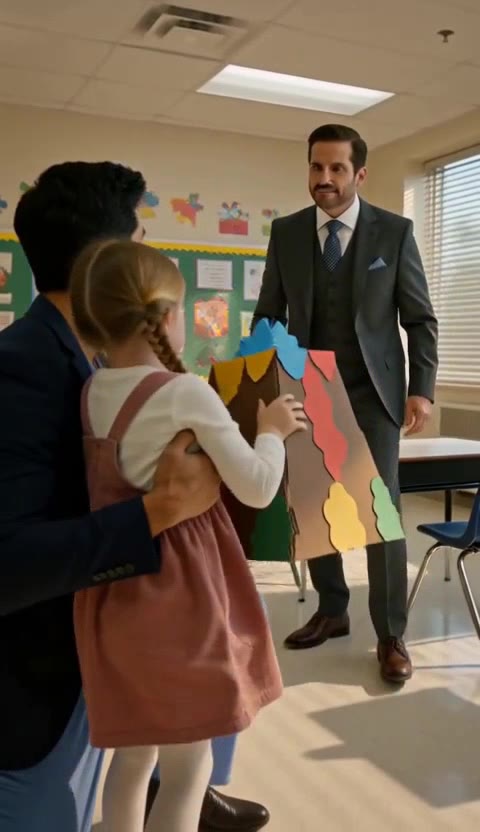 The Dean Destroyed My Daughter's Art Project — Then My Husband Walked In