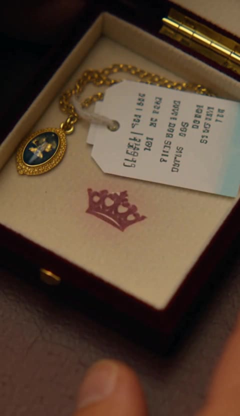 The Fake Heir's Tiny Finger Pointed at the Locket — Then the False Bottom Clicked