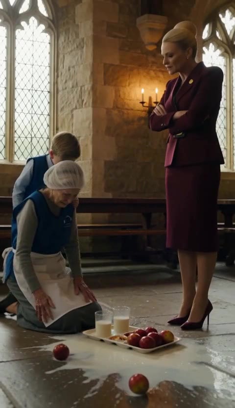 The Janitor Grandma Was Humiliated — Until the General Saluted Her