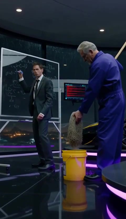 The Janitor Who Saved Humanity: A Billionaire's Secret Revealed!