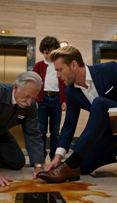 The Janitor's Gold Ring: A Billionaire's Hidden Identity and a Grandson's Courage