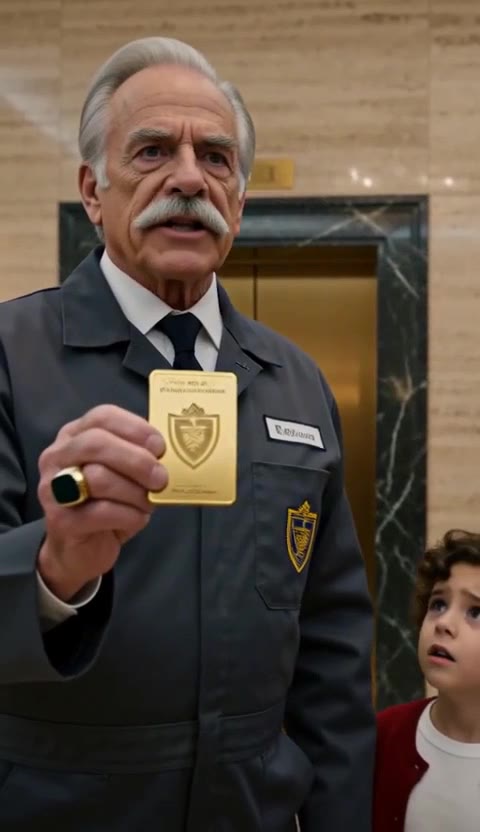 The Janitor's Gold Ring: A Billionaire's Hidden Identity and a Grandson's Courage