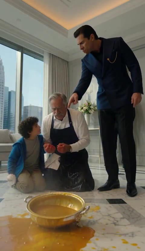 The Janitor’s Son Stood Up for Him — Then the Ceo Dropped to Her Knees